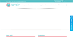 Desktop Screenshot of osteopatheparis2.com